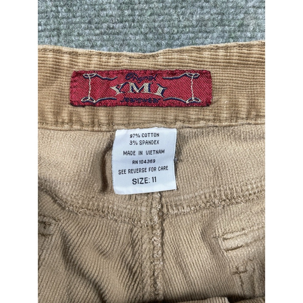 vintage Y2K YMI low-rise corduroy flare utility pants 11 - Picture 3 of 8